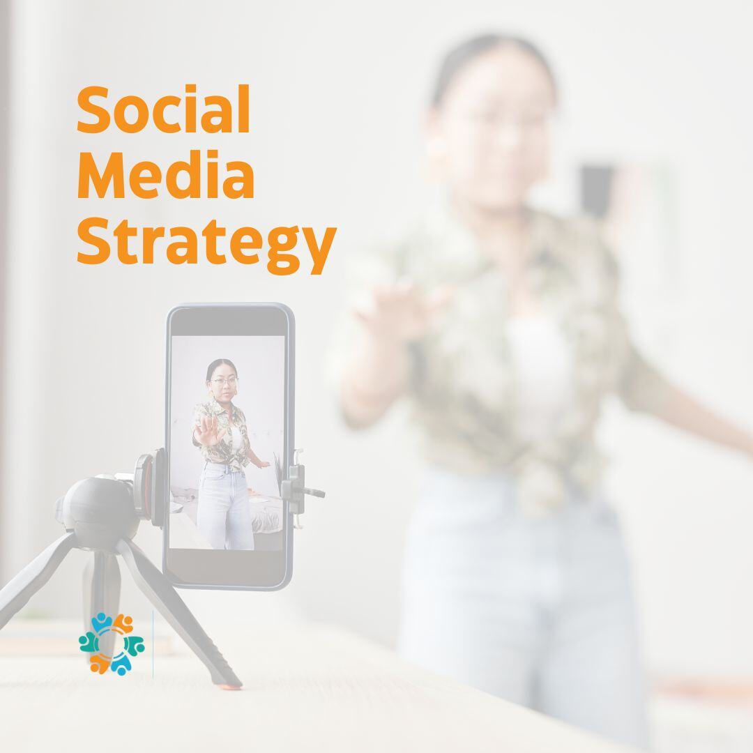 Lady filming for social media